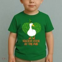 Silliest Goose At The Pub St. Patrick’s Day Toddler T-Shirt thumb 2