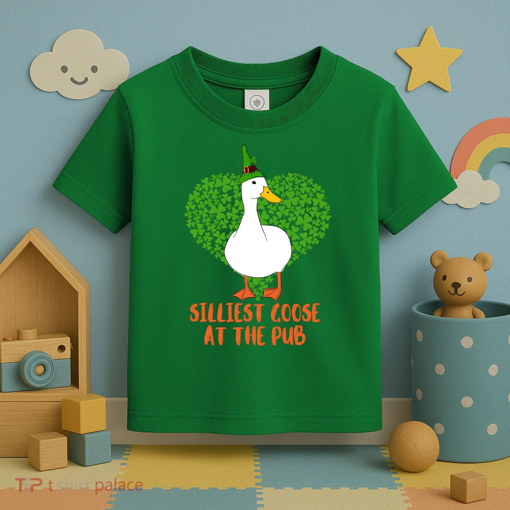 Silliest Goose At The Pub St. Patrick’s Day Toddler T-Shirt