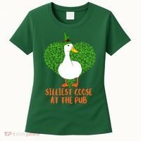 Silliest Goose At The Pub St. Patrick’s Day Women's T-Shirt thumb 0