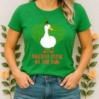Silliest Goose At The Pub St. Patrick’s Day Women's T-Shirt thumb 2