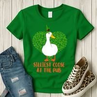 Silliest Goose At The Pub St. Patrick’s Day Women's T-Shirt thumb 3