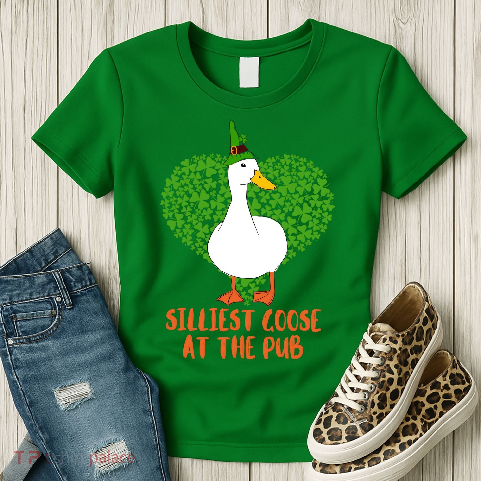 Silliest Goose At The Pub St. Patrick’s Day Women's T-Shirt