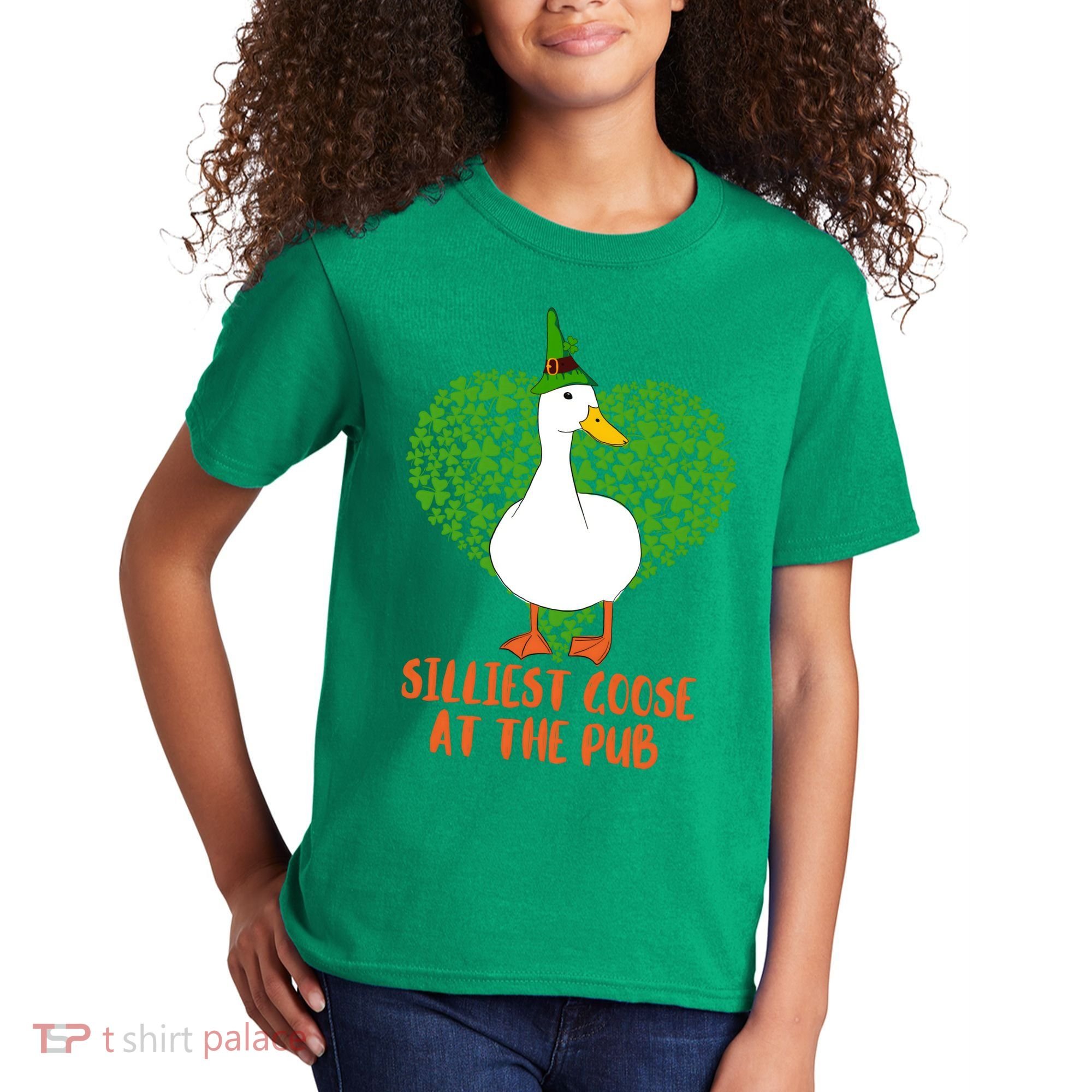 Silliest Goose At The Pub St. Patrick’s Day Kids T-Shirt