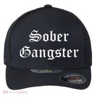 Sober Gangster Aa Na Funny Recovery Gift Flexfit Unipanel Trucker Cap thumb 0