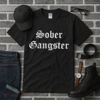 Sober Gangster Aa Na Funny Recovery Gift Tall T-Shirt thumb 3