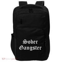Sober Gangster Aa Na Funny Recovery Gift Impact Tech Backpack thumb 0