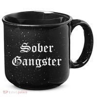 Sober Gangster Aa Na Funny Recovery Gift 15oz Campfire Ceramic Mug thumb 0