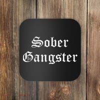 Sober Gangster Aa Na Funny Recovery Gift Coaster thumb 0
