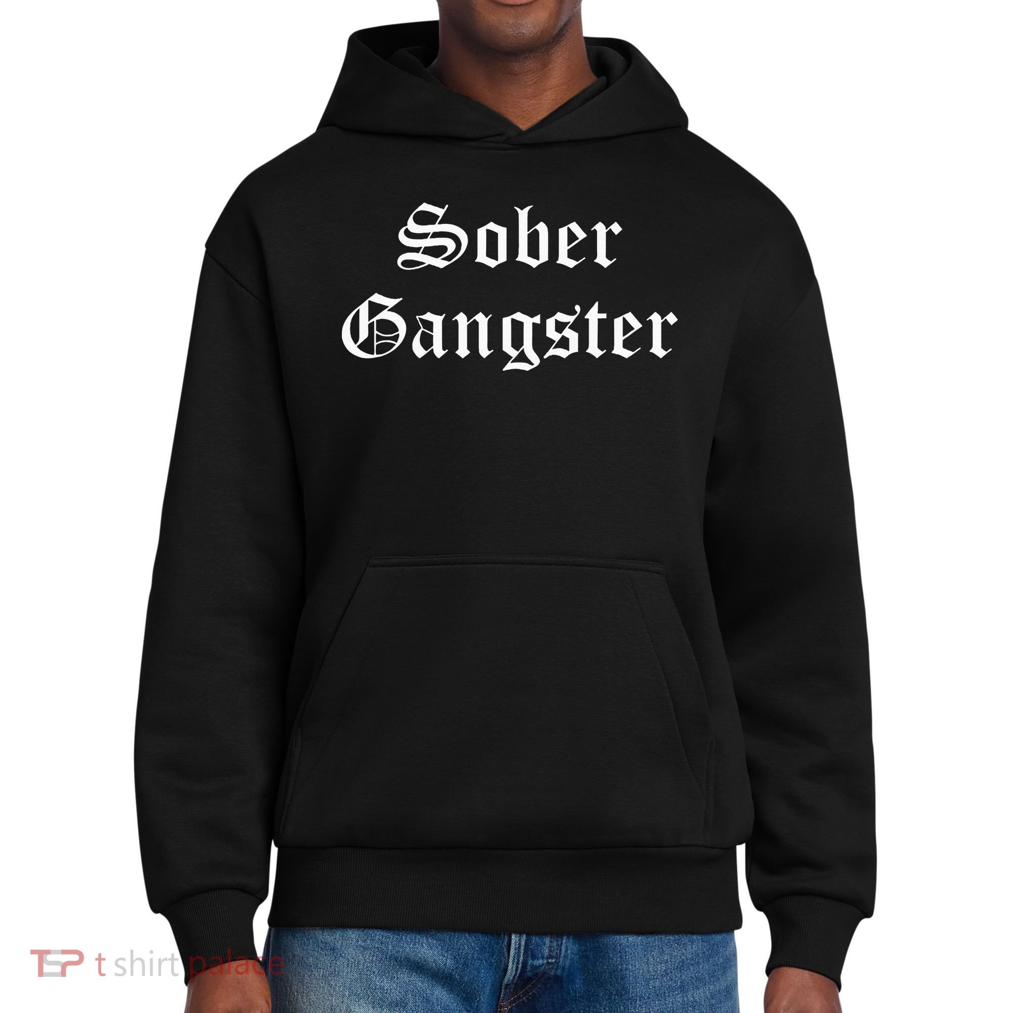 Sober Gangster Aa Na Funny Recovery Gift District V.I.T. Heavyweight Hoodie