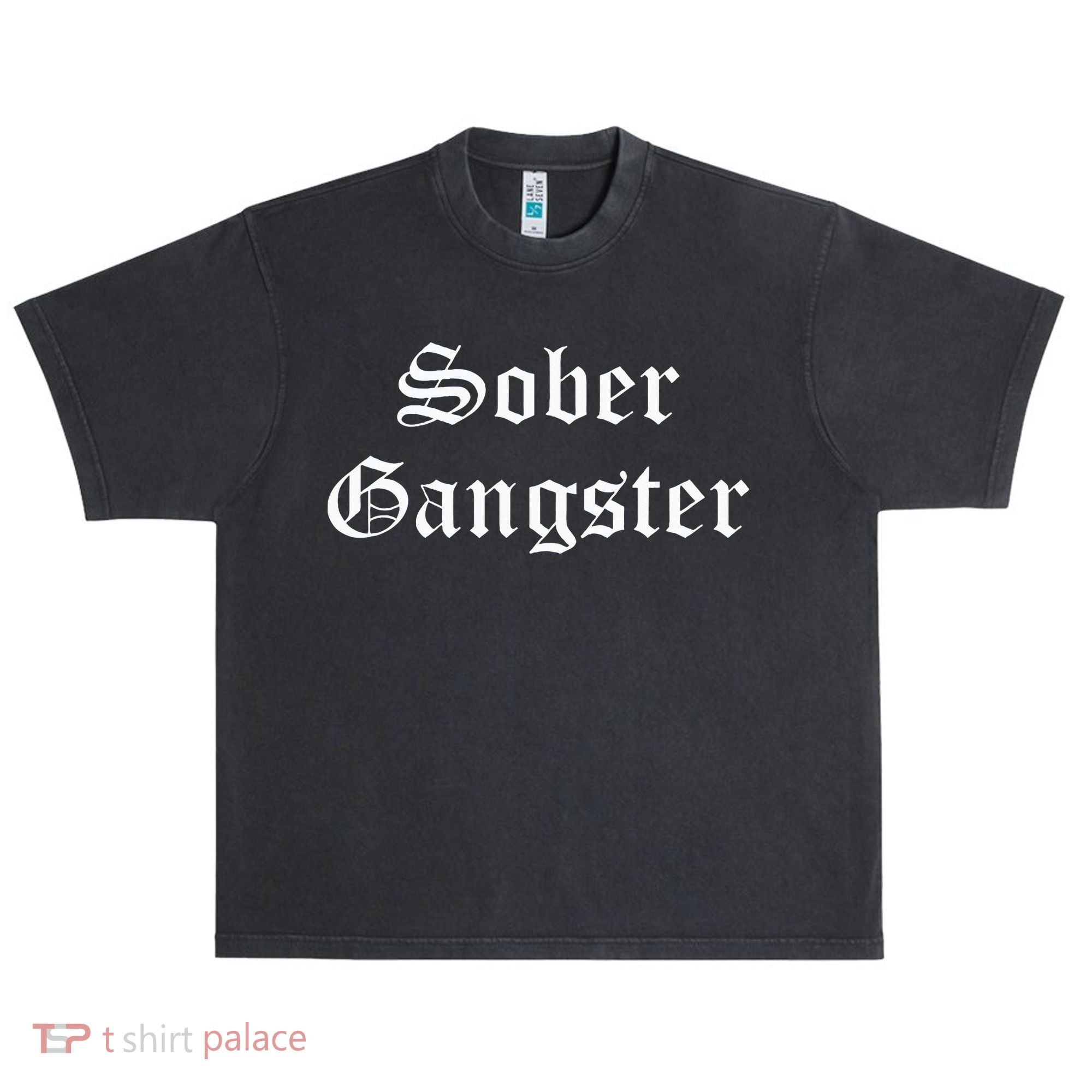 Sober Gangster Aa Na Funny Recovery Gift Urban Oversized Heavyweight T-Shirt