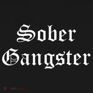 Sober Gangster Aa Na Funny Recovery Gift Ornament