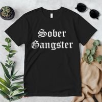 Sober Gangster Aa Na Funny Recovery Gift Premium T-Shirt thumb 2
