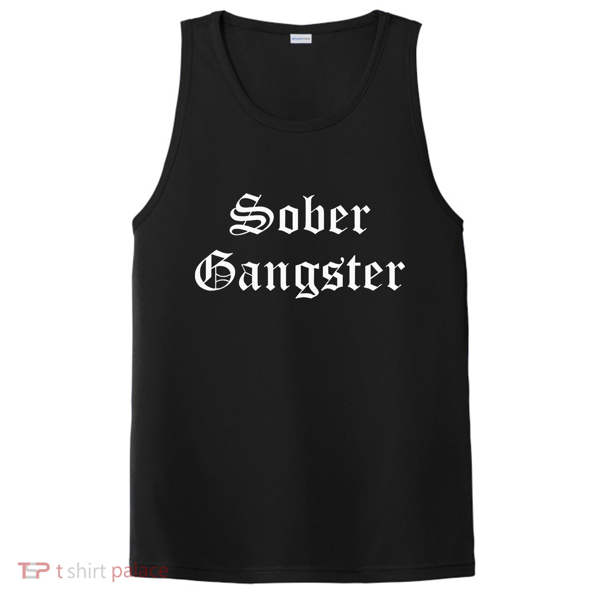 Sober Gangster Aa Na Funny Recovery Gift PosiCharge Competitor Tank
