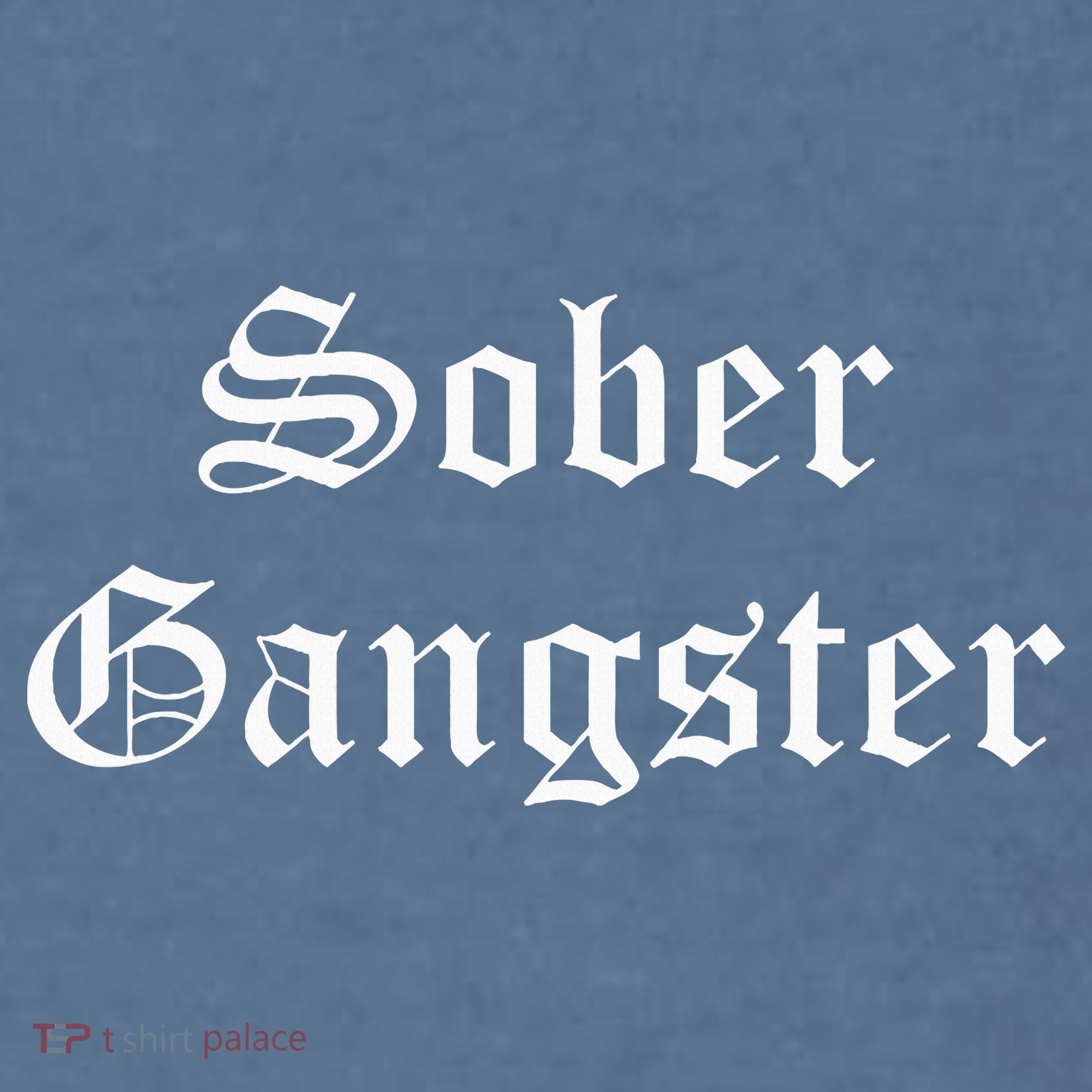 Sober Gangster Aa Na Funny Recovery Gift Garment-Dyed Sweatshirt