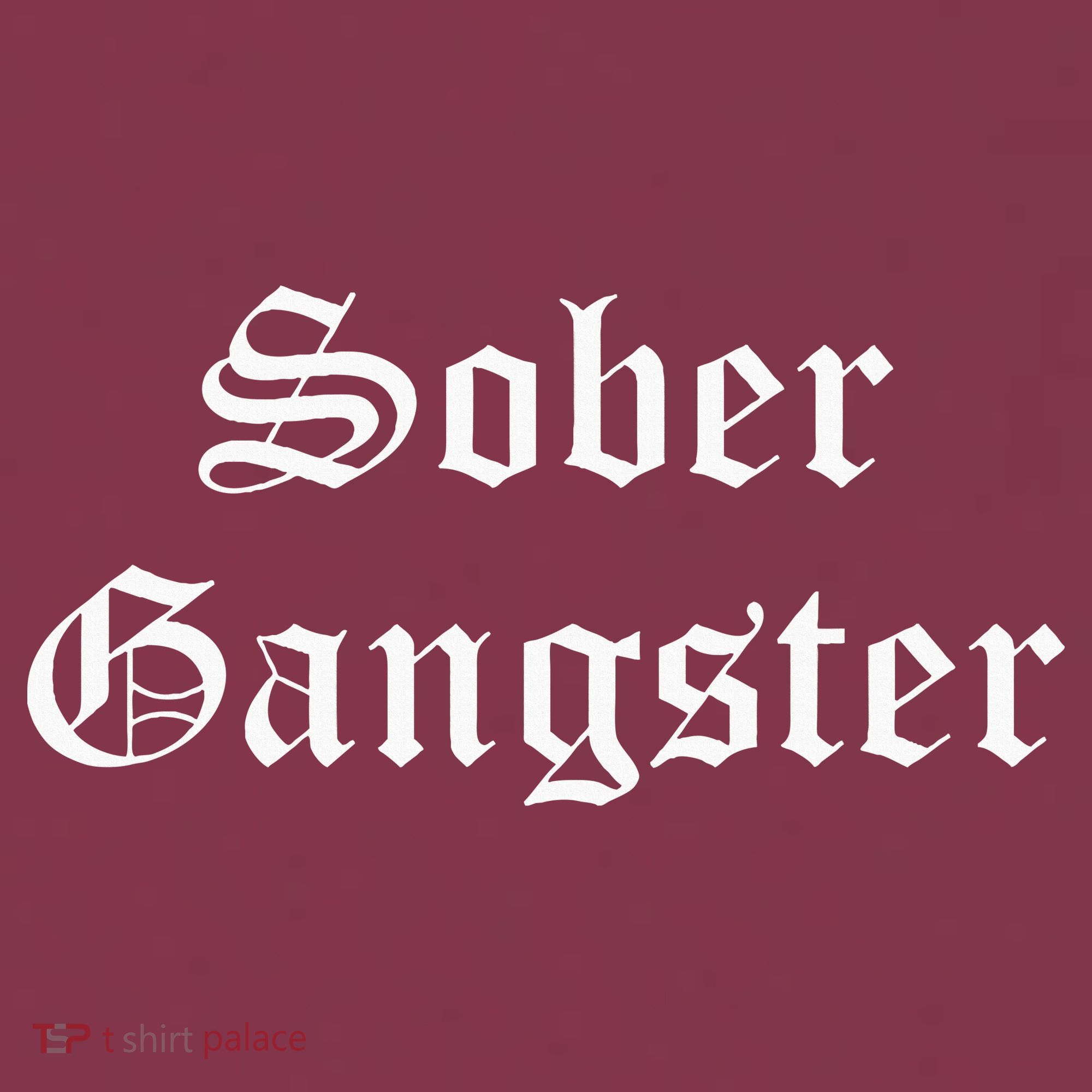 Sober Gangster Aa Na Funny Recovery Gift 16oz Travel Tumbler