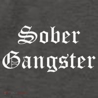 Sober Gangster Aa Na Funny Recovery Gift Vector Backpack thumb 2