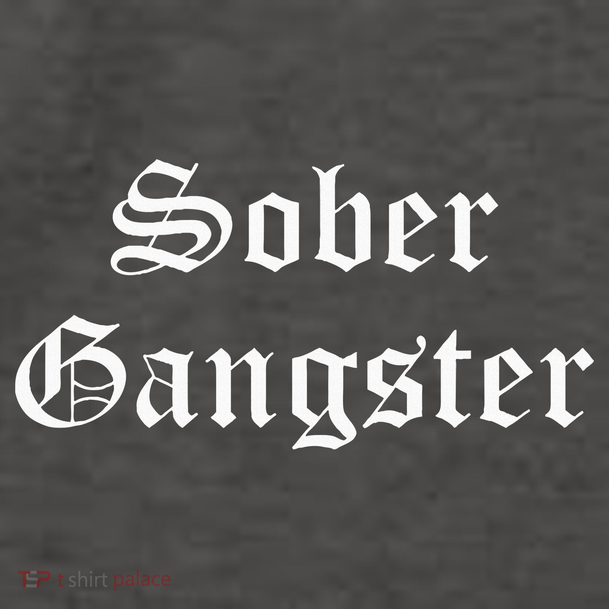 Sober Gangster Aa Na Funny Recovery Gift Vector Backpack