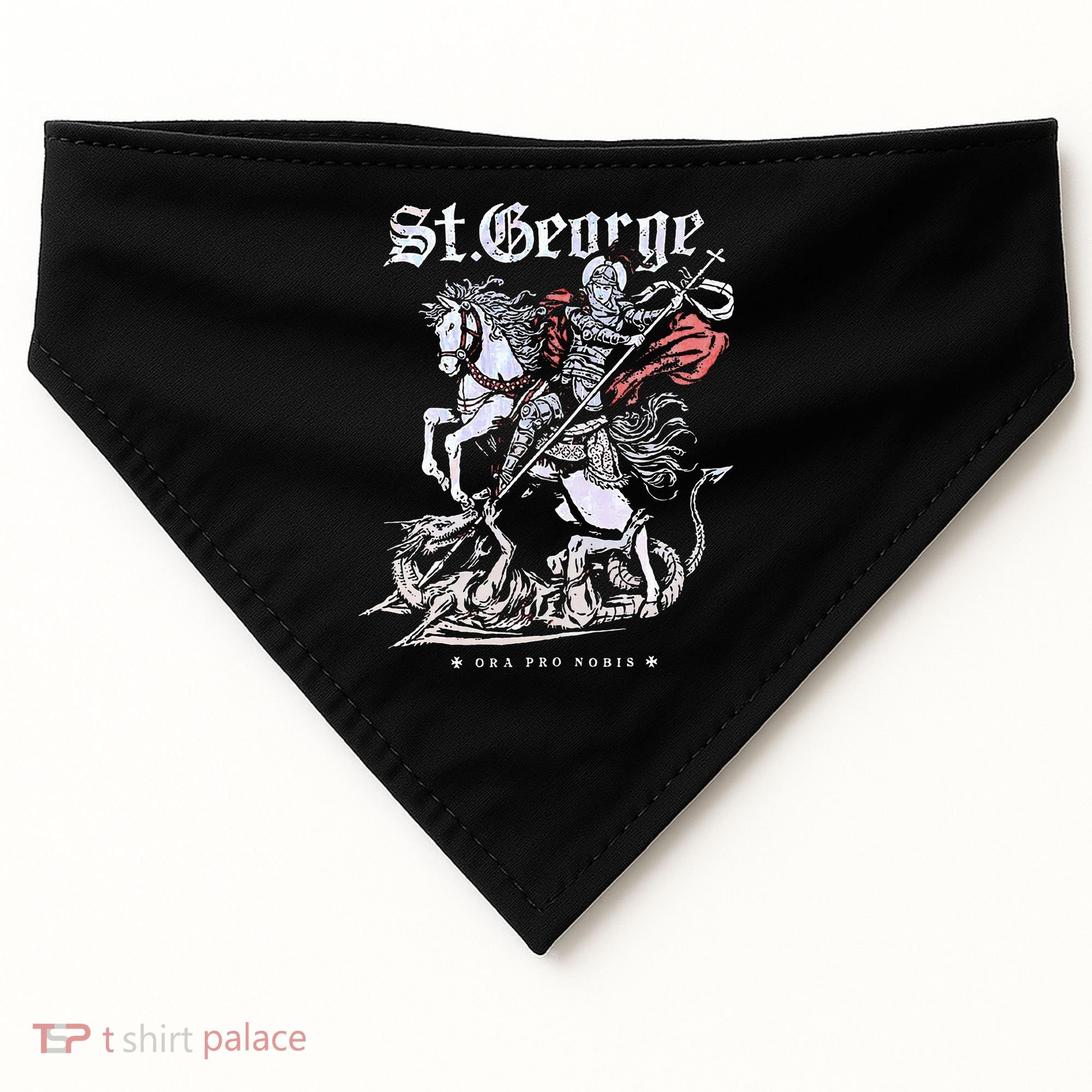 St. George And The Dragon USA-Made Doggie Bandana