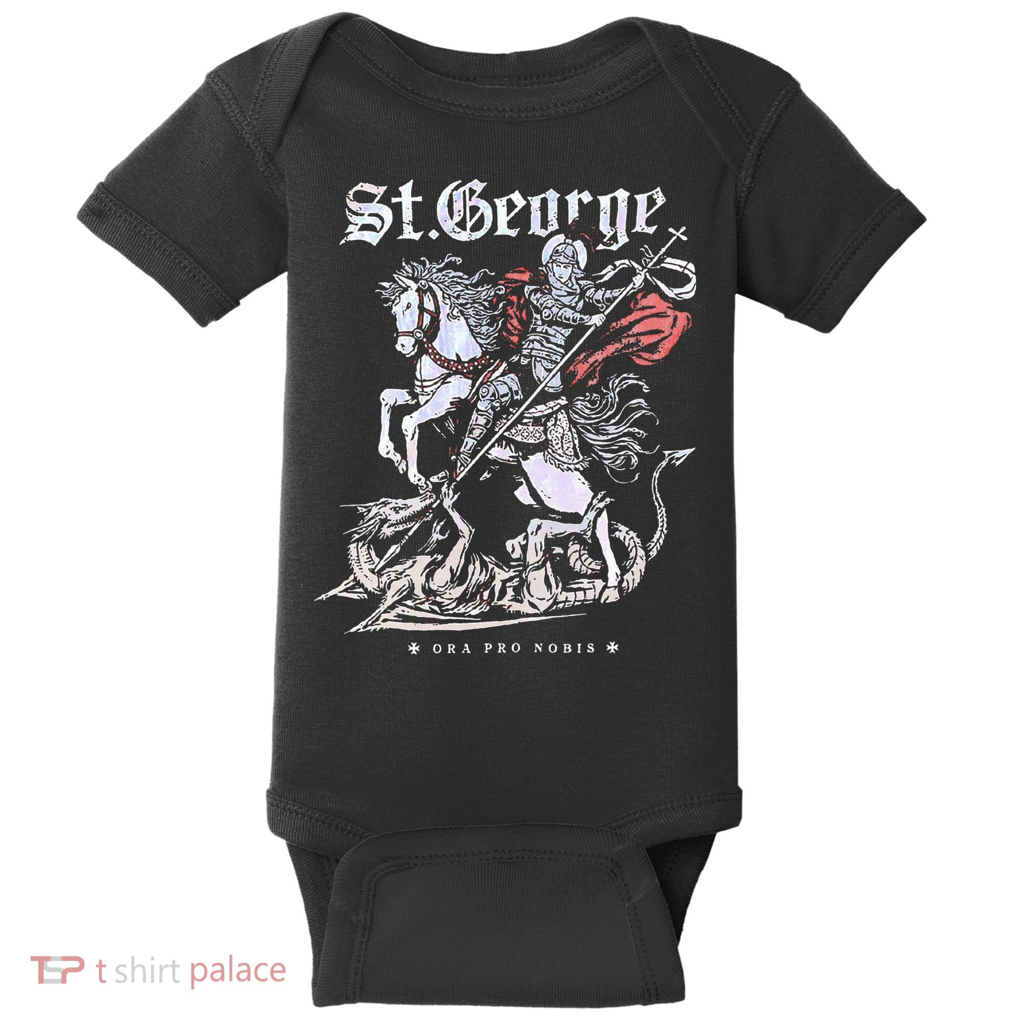 St. George And The Dragon Baby Bodysuit