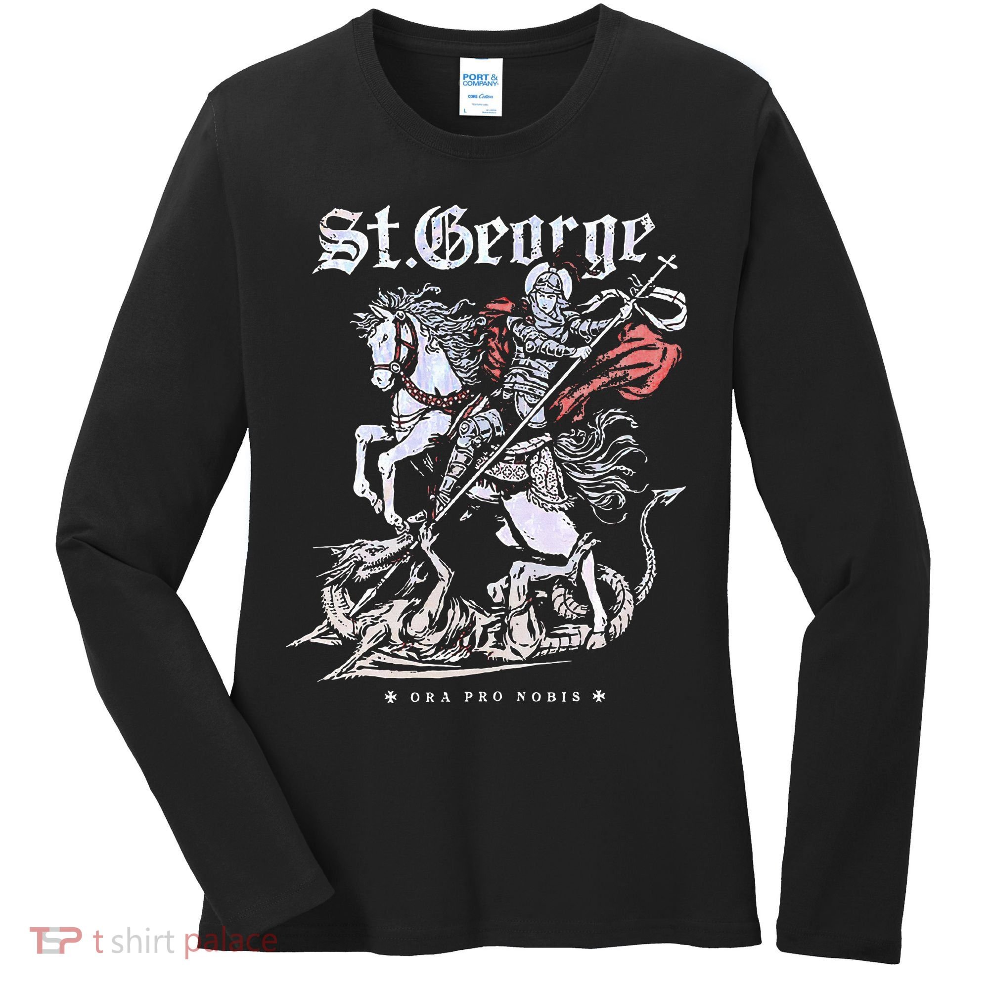 St. George And The Dragon Women's Long Sleeve Shirt