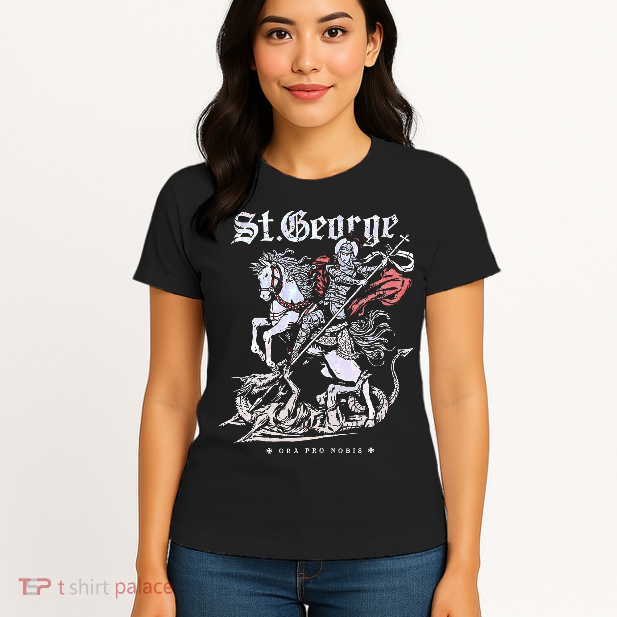 St. George And The Dragon Women's T-Shirt