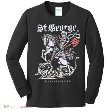 St. George And The Dragon Kids Long Sleeve Shirt
