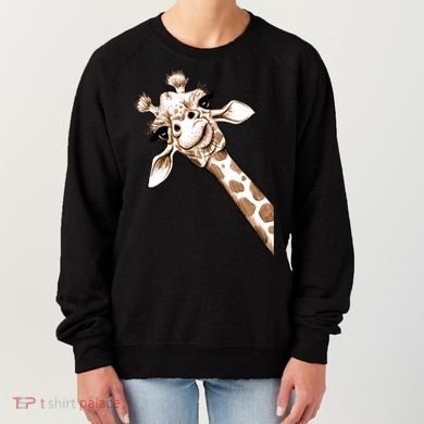 Sketch Giraffe Art Women's Sweatshirt