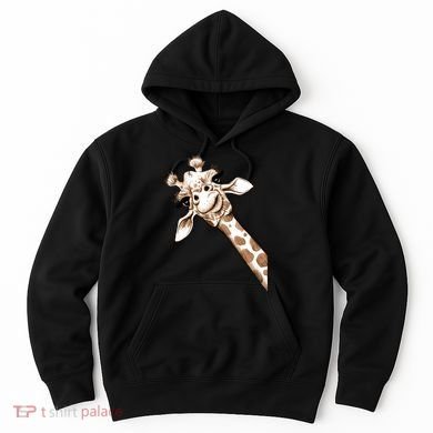 Sketch Giraffe Art Hoodie