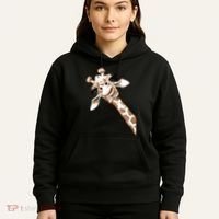 Sketch Giraffe Art Hoodie thumb 5