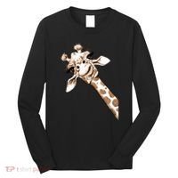 Sketch Giraffe Art Long Sleeve Shirt thumb 0