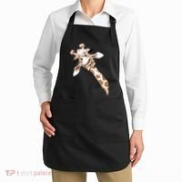 Sketch Giraffe Art Apron thumb 2