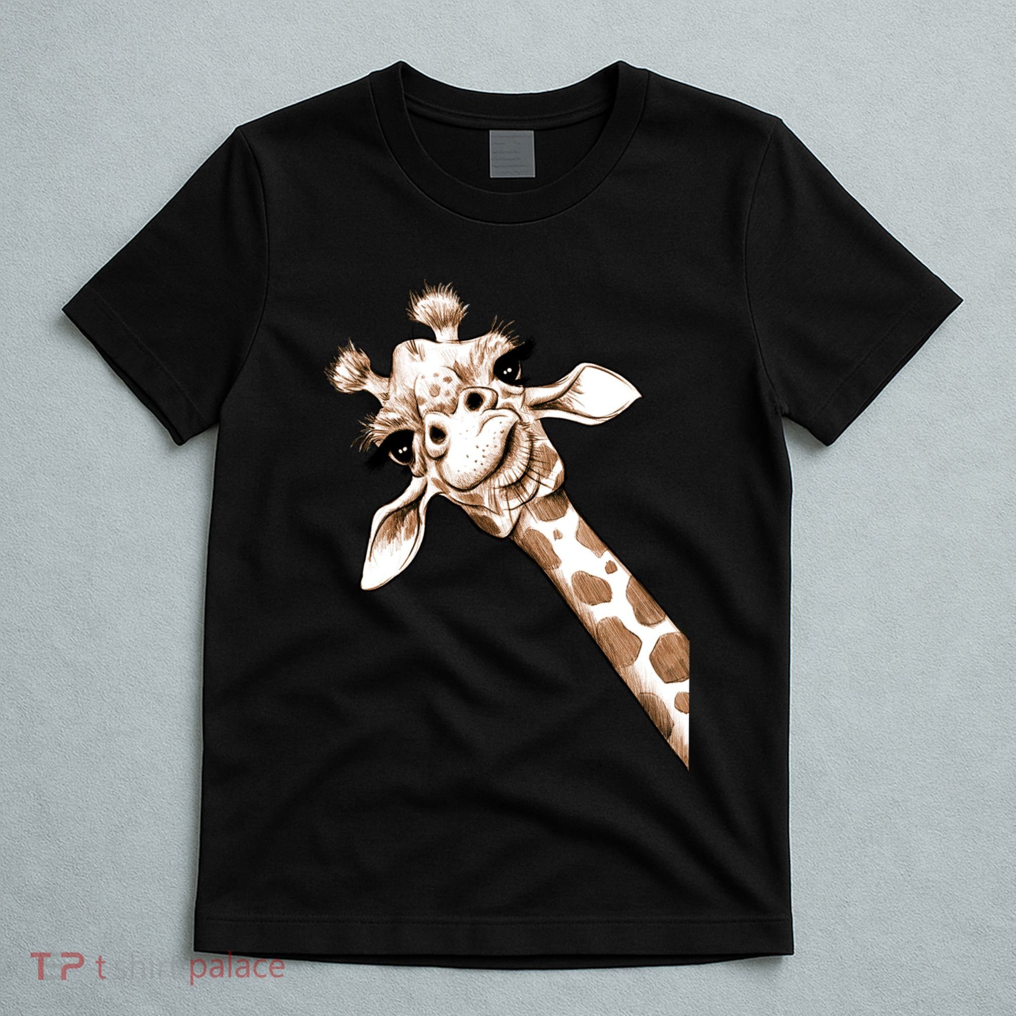 Sketch Giraffe Art T-Shirt