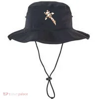 Sketch Giraffe Art Bucket Hat thumb 0