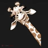 Sketch Giraffe Art Bucket Hat thumb 4