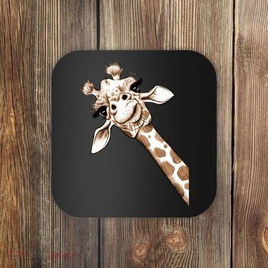 Sketch Giraffe Art Coaster