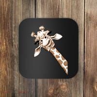 Sketch Giraffe Art Coaster thumb 0