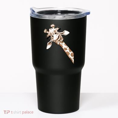 Sketch Giraffe Art Tumbler