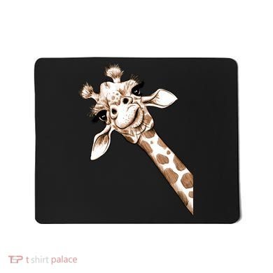Sketch Giraffe Art Mousepad
