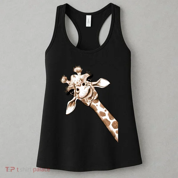 Sketch Giraffe Art Women's Tank Top
