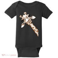 Sketch Giraffe Art Baby Bodysuit thumb 0