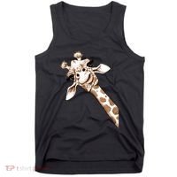 Sketch Giraffe Art Tank Top thumb 0