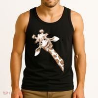 Sketch Giraffe Art Tank Top thumb 3