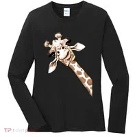 Sketch Giraffe Art Women's Long Sleeve Shirt thumb 0