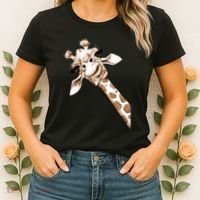 Sketch Giraffe Art Women's T-Shirt thumb 2