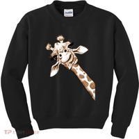 Sketch Giraffe Art Kids Sweatshirt thumb 0