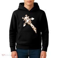 Sketch Giraffe Art Kids Hoodie thumb 4