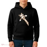 Sketch Giraffe Art Kids Hoodie thumb 4