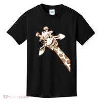 Sketch Giraffe Art Kids T-Shirt thumb 0