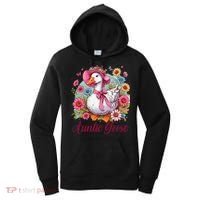 Silly Goose Auntie Aunt Coquette Mothers Day Auntie Goose Women's Hoodie thumb 0