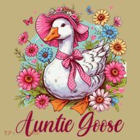 Silly Goose Auntie Aunt Coquette Mothers Day Auntie Goose T-Shirt thumb 7